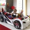 Kinderbetten*Pharao24 Rennautobett Petrol
