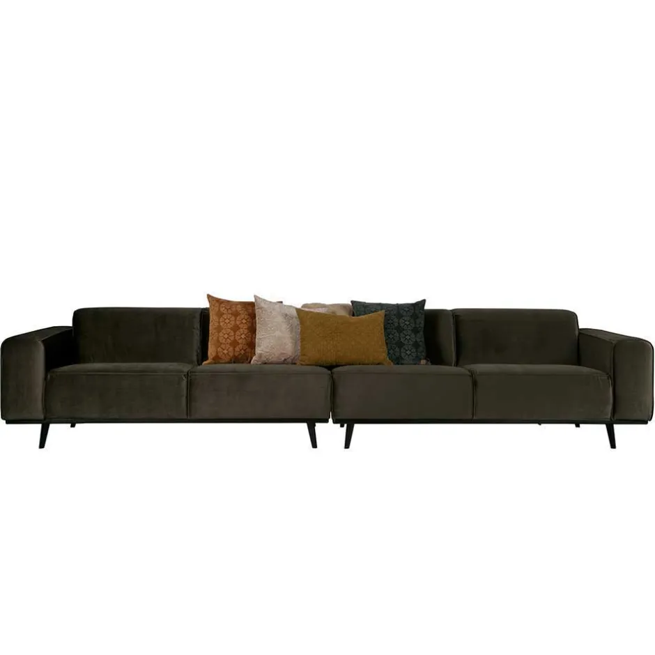 Wohnzimmercouch|3 Sitzer Sofa*Pharao24 Retro Design Couch Dayton