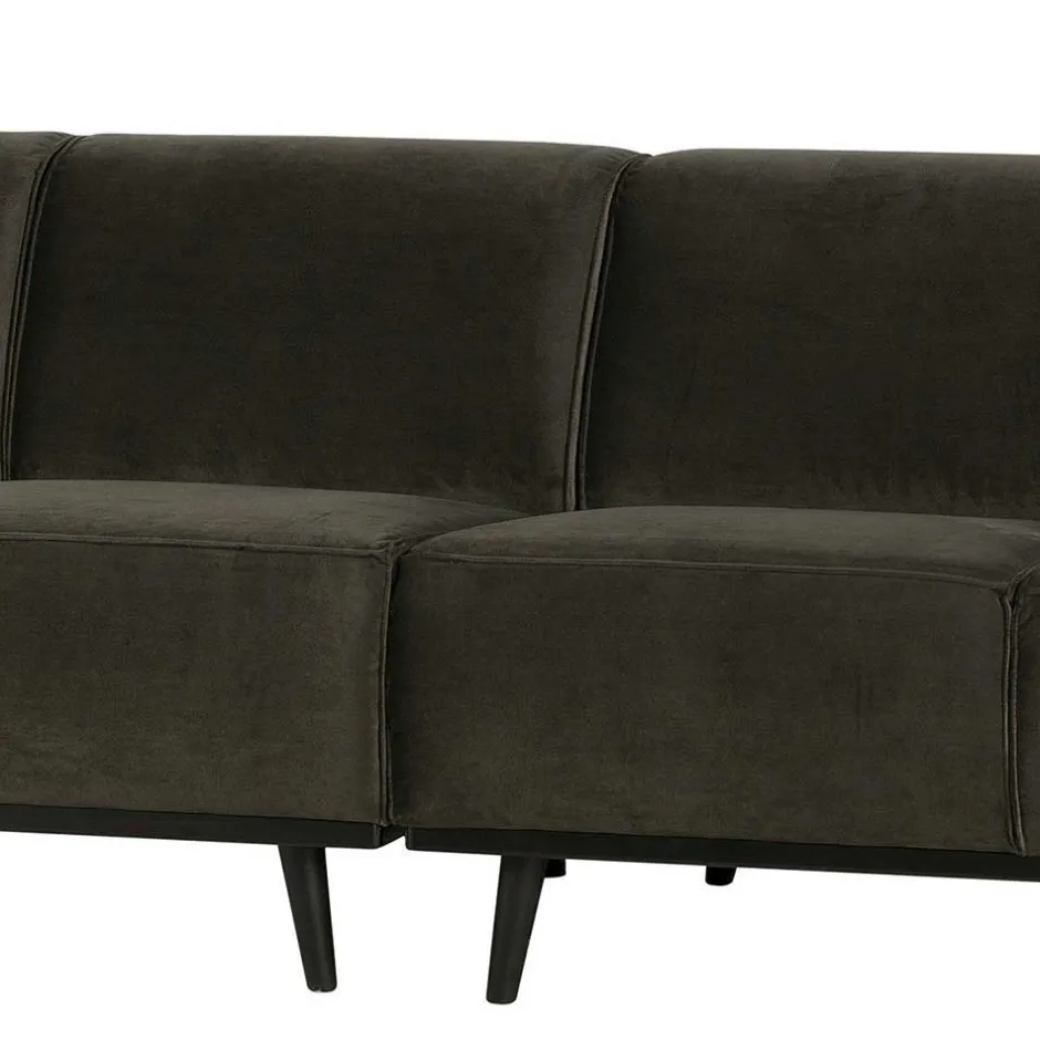 Wohnzimmercouch|3 Sitzer Sofa*Pharao24 Retro Design Couch Dayton