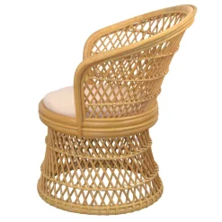 Wohnzimmer Sessel*Pharao24 Retro Rattan Sessel Adendro