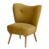 Wohnzimmer Sessel*Pharao24 Retro Sessel gelb Pestrov
