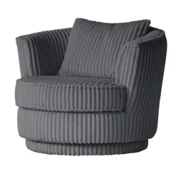 Pharao24 Retro Stil Drehsessel Tresema> Wohnzimmer Sessel