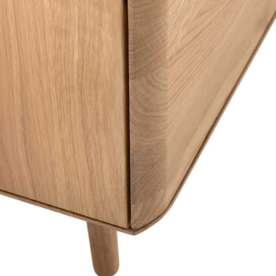 Pharao24 Retro TV Lowboard Baylee> Massivholz Tv Möbel|Fernsehtische