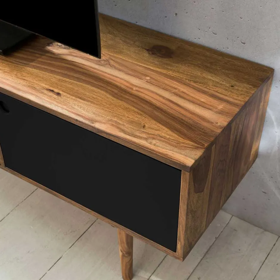 Massivholz Tv Möbel|Fernsehkommoden*Pharao24 Retrostil TV Lowboard Pazinos