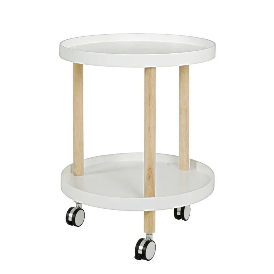 Telefontische*Pharao24 Rollbarer Beistelltisch Pascan