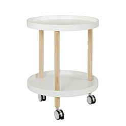 Telefontische*Pharao24 Rollbarer Beistelltisch Pascan