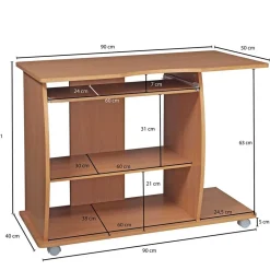 Pharao24 Rollbarer Schreibtisch Britain><noscript><img width=