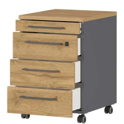 Büroschränke|Aktenschränke*Pharao24 Rollcontainer Zaraktis