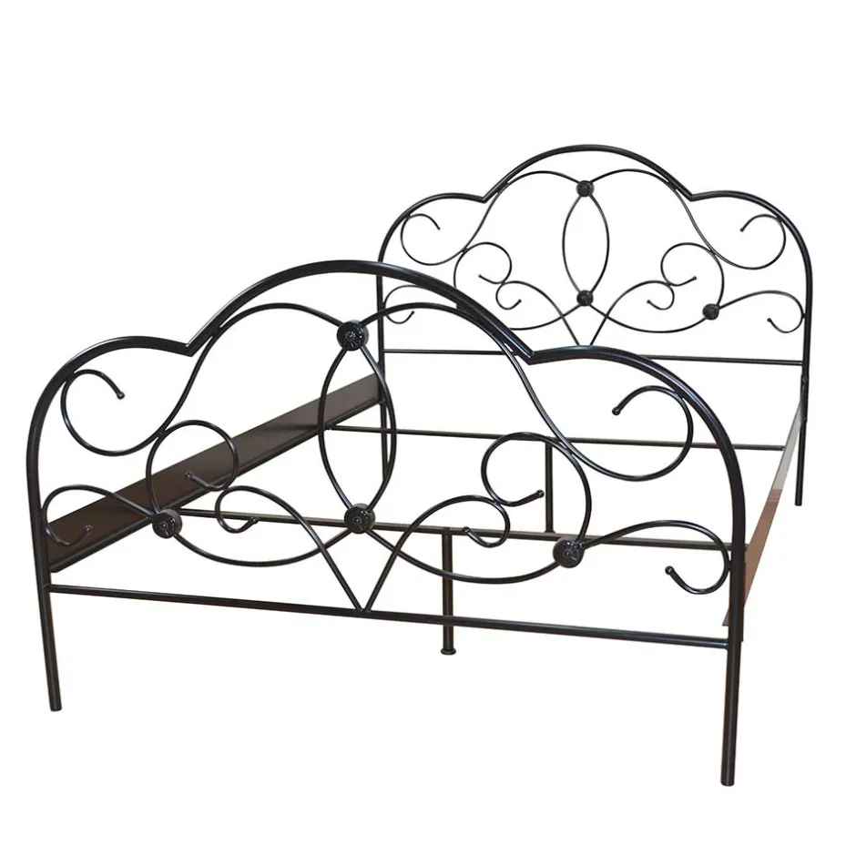 Pharao24 Romantisches Bettgestell Vlacoma> Einzelbetten|Metallbetten