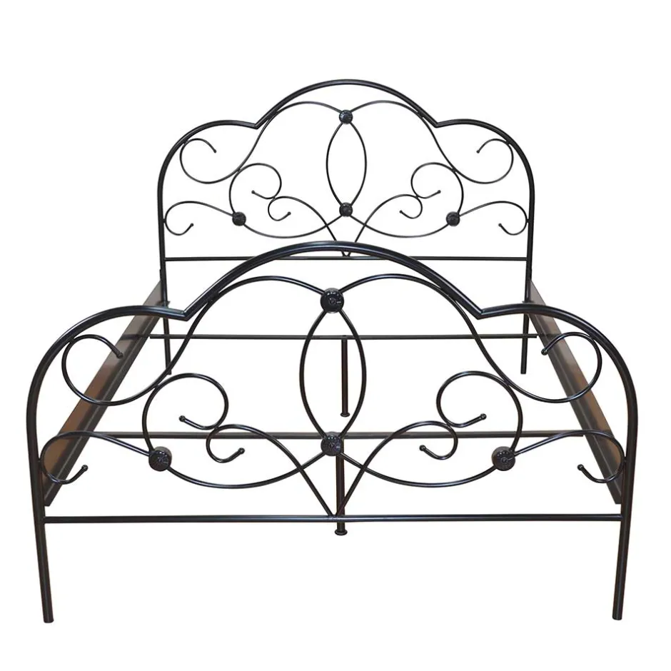 Pharao24 Romantisches Bettgestell Vlacoma> Einzelbetten|Metallbetten