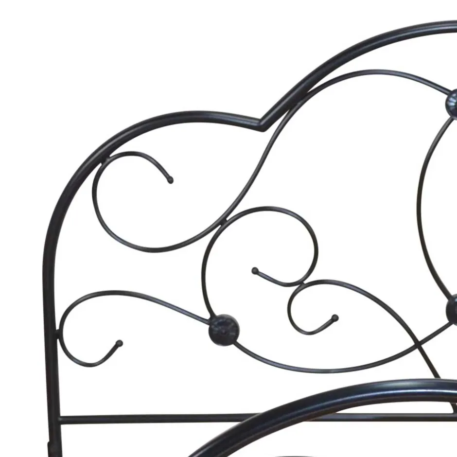 Pharao24 Romantisches Bettgestell Vlacoma> Einzelbetten|Metallbetten