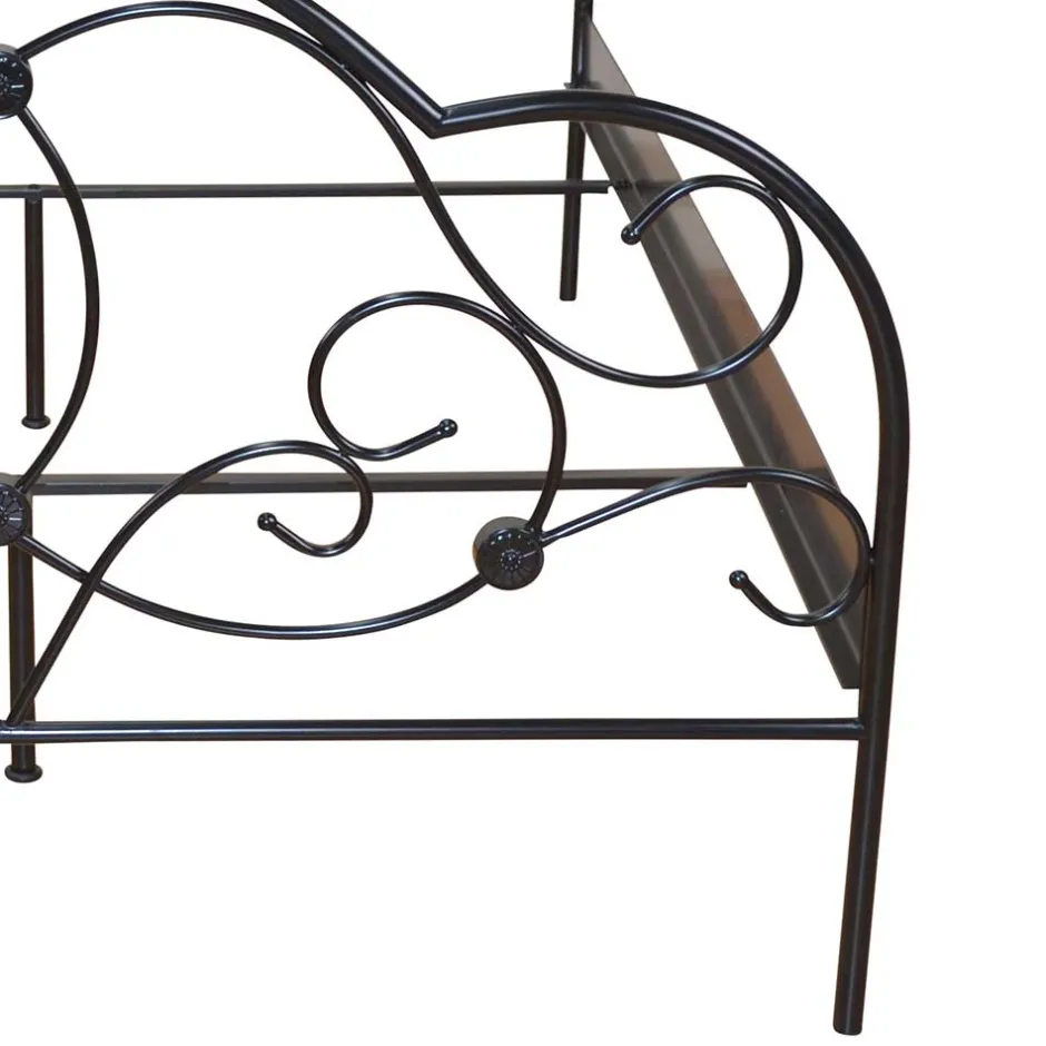 Pharao24 Romantisches Bettgestell Vlacoma> Einzelbetten|Metallbetten