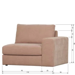 Pharao24 Rosa Dreisitzer Couch Oktamian><noscript><img width=