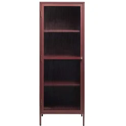 Pharao24 Rote Wohnzimmervitrine Arsizion> Vitrinenschrank|Stauraumvitrinen