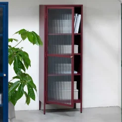 Pharao24 Rote Wohnzimmervitrine Arsizion><noscript><img width=