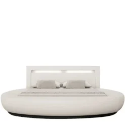 Kunstlederbetten|Polsterbetten*Pharao24 Rundbett Fifora