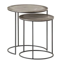 Wohnzimmertisch|Beistelltische*Pharao24 Runde Beistelltische Duclia