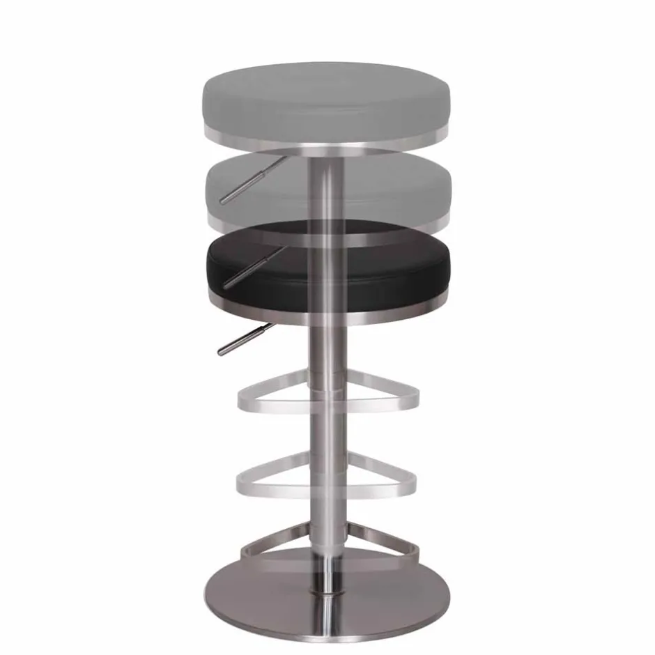 Pharao24 Runder Barhocker Cicia> Barmöbel|Barhocker