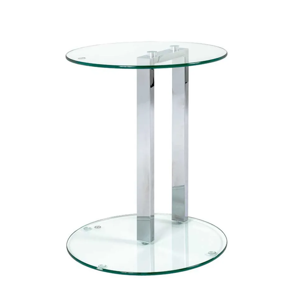 Wohnzimmertisch|Beistelltische*Pharao24 Runder Beistelltisch Finaron