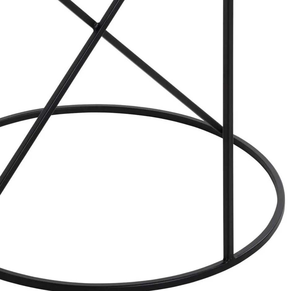 Pharao24 Runder Beistelltisch Sasmina> Glastische