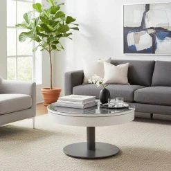 Pharao24 Runder Couchtisch Santorin> Beistelltische|Couchtische