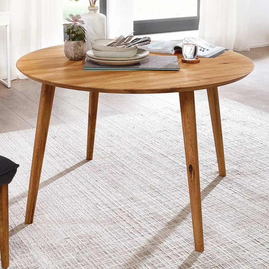 Pharao24 Runder Esstisch Felizita> Küchentisch|Massivholztische