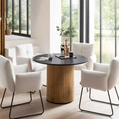 Küchentisch|Esstische*Pharao24 Runder Esszimmertisch Durian