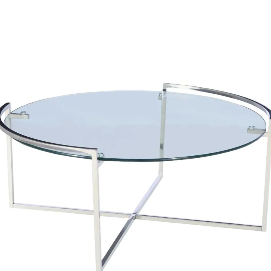 Pharao24 Runder Glastisch Xamento> Wohnzimmertisch|Glastische