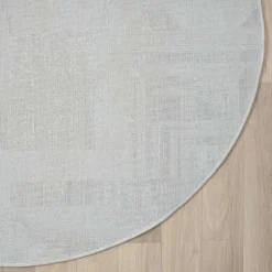 Teppiche*Pharao24 Runder Kurzflor Teppich Calcalero