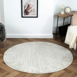 Pharao24 Runder Kurzflor Teppich Grenados> Teppiche