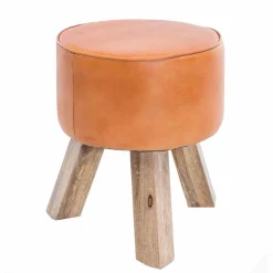 Sitzhocker|Garderobenhocker*Pharao24 Runder Sitzhocker Evanuela