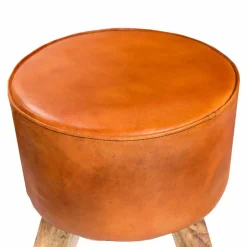 Sitzhocker|Garderobenhocker*Pharao24 Runder Sitzhocker Evanuela