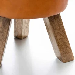 Sitzhocker|Garderobenhocker*Pharao24 Runder Sitzhocker Evanuela