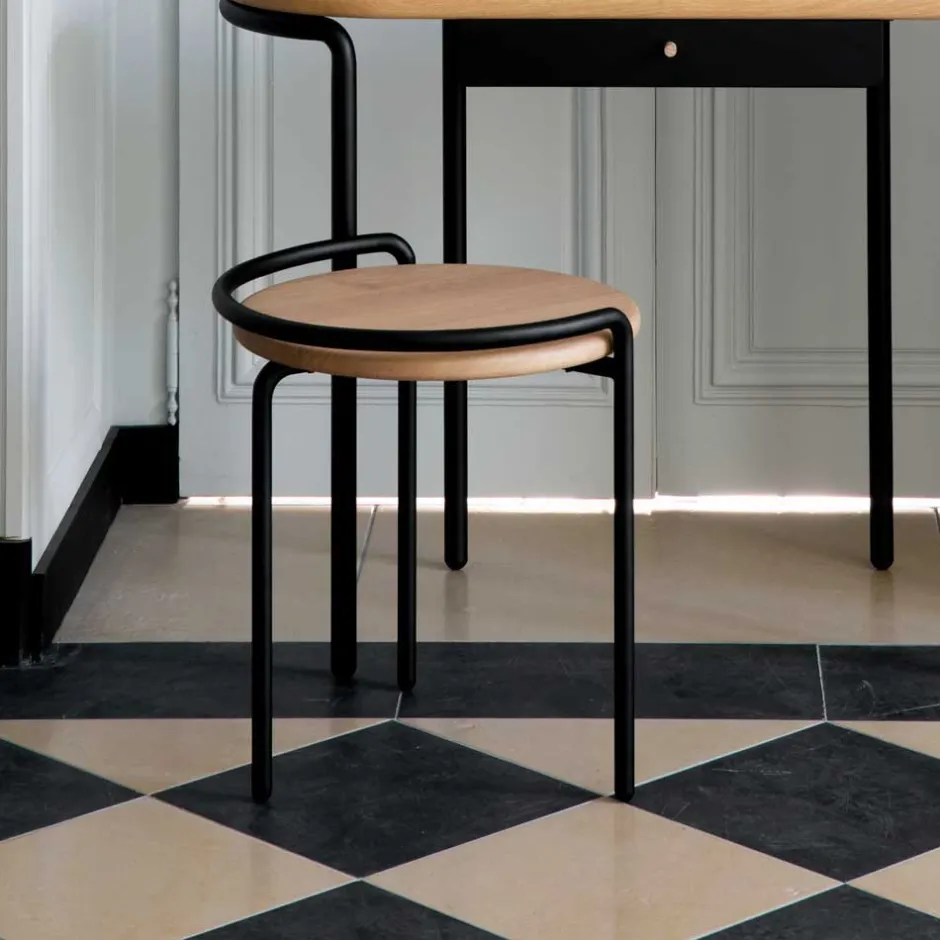 Pharao24 Runder Sitzhocker Xasimir> Sitzhocker|Garderobenhocker