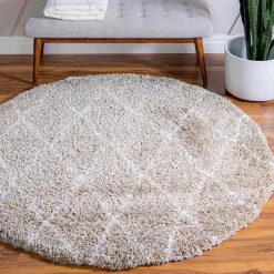 Pharao24 Runder Teppich Beige Fascination> Teppiche