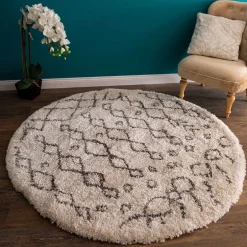 Pharao24 Runder Teppich mit Muster Quelina> Teppiche