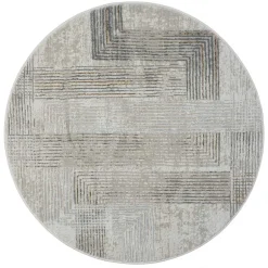 Pharao24 Runder Teppich modern Narissa> Teppiche