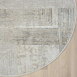 Pharao24 Runder Teppich modern Narissa><noscript><img width=