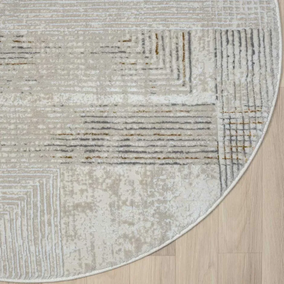 Pharao24 Runder Teppich modern Narissa> Teppiche
