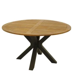 Küchentisch|Massivholztische*Pharao24 Runder Terrassentisch Miaoli