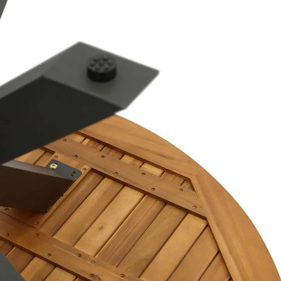 Küchentisch|Massivholztische*Pharao24 Runder Terrassentisch Miaoli