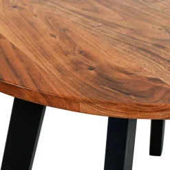 Küchentisch|Massivholztische*Pharao24 Runder Tisch Donzai