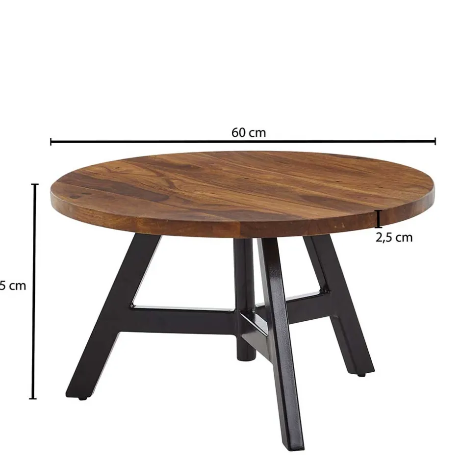 Beistelltische|Couchtische*Pharao24 Runder Wohnzimmer Tisch Ceolata