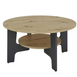 Wohnzimmertisch|Beistelltische*Pharao24 Runder Wohnzimmer Tisch Gracia