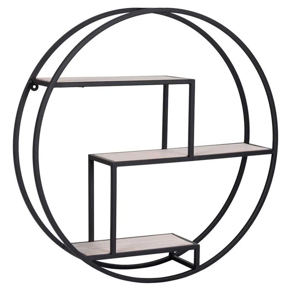 Pharao24 Rundes Deko Regal Ticenta> Hängeregale|Massivholzregale