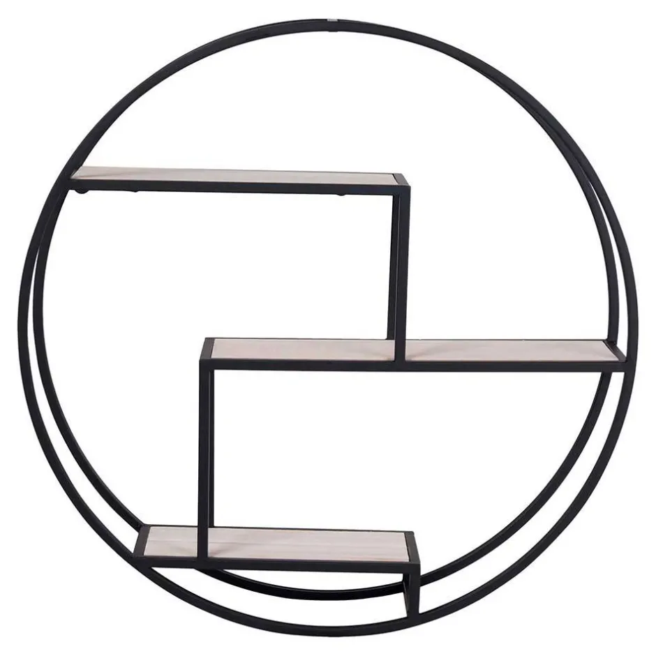 Pharao24 Rundes Deko Regal Ticenta> Hängeregale|Massivholzregale