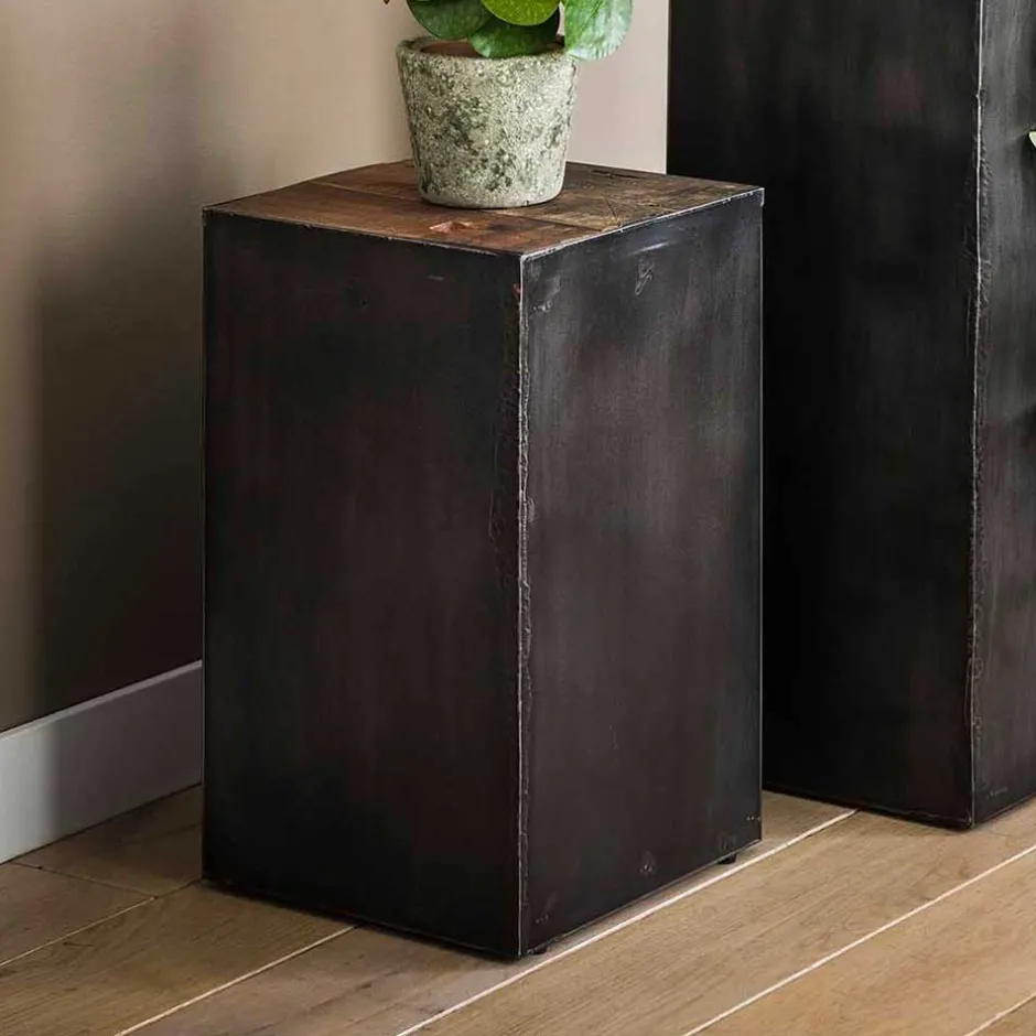 Pharao24 Rustikale Blumensäule Vasteca> Wohnzimmertisch|Beistelltische