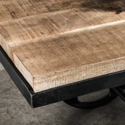 Pharao24 Rustikaler Couchtisch Kumar> Wohnzimmertisch|Massivholztische