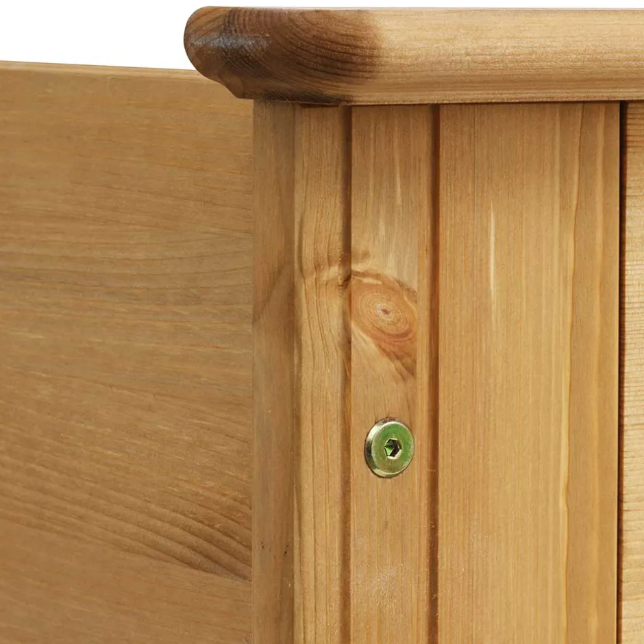 Pharao24 Rustikales Bett Slavira> Massivholzmöbel|Funktionsbetten