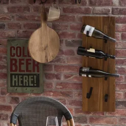 Hängeregale|Flaschenregale*Pharao24 Rustikales Wein Regal India